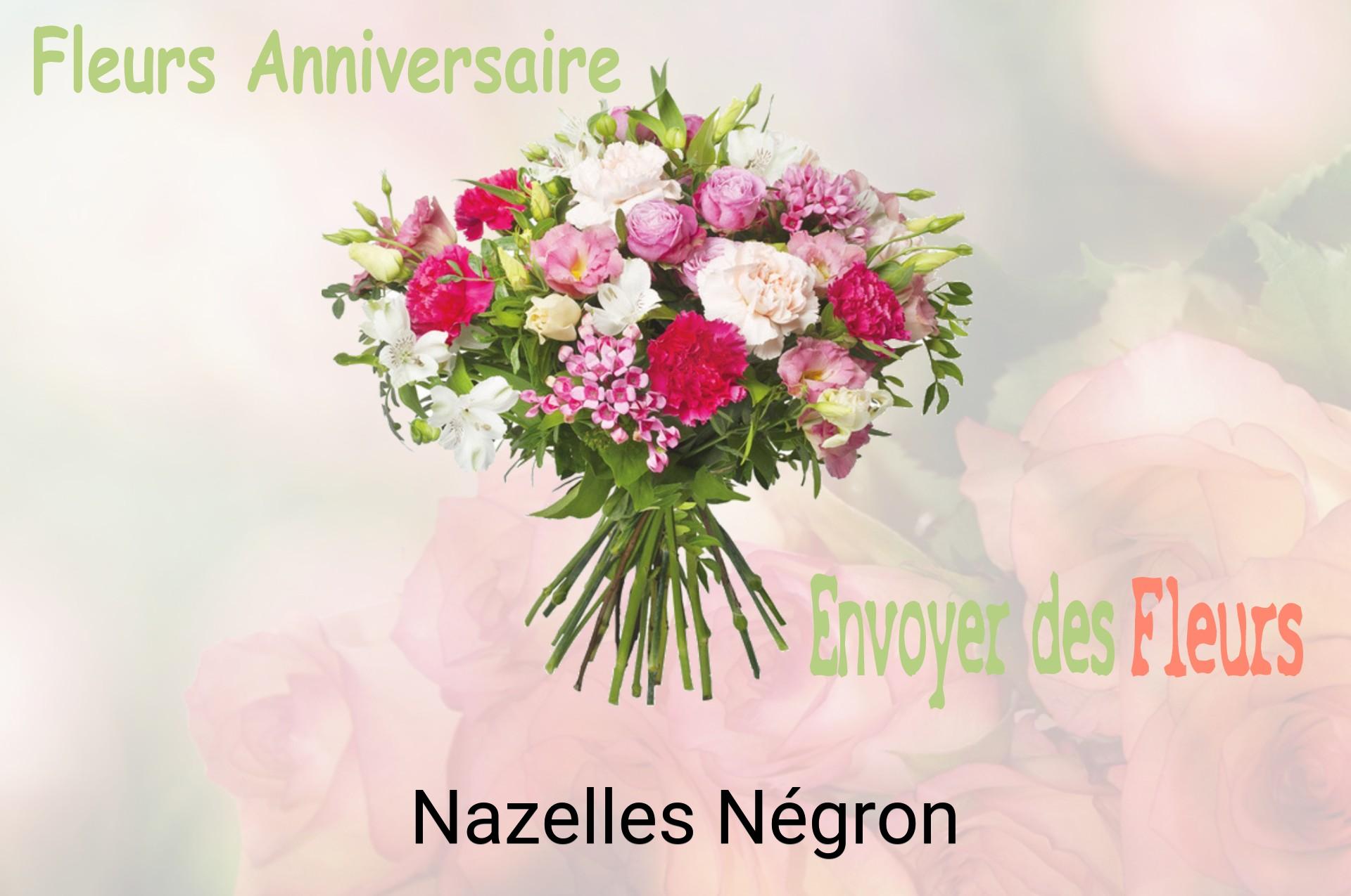 Bouquet de fleurs d’anniversaire livré à Nazelles-Négron