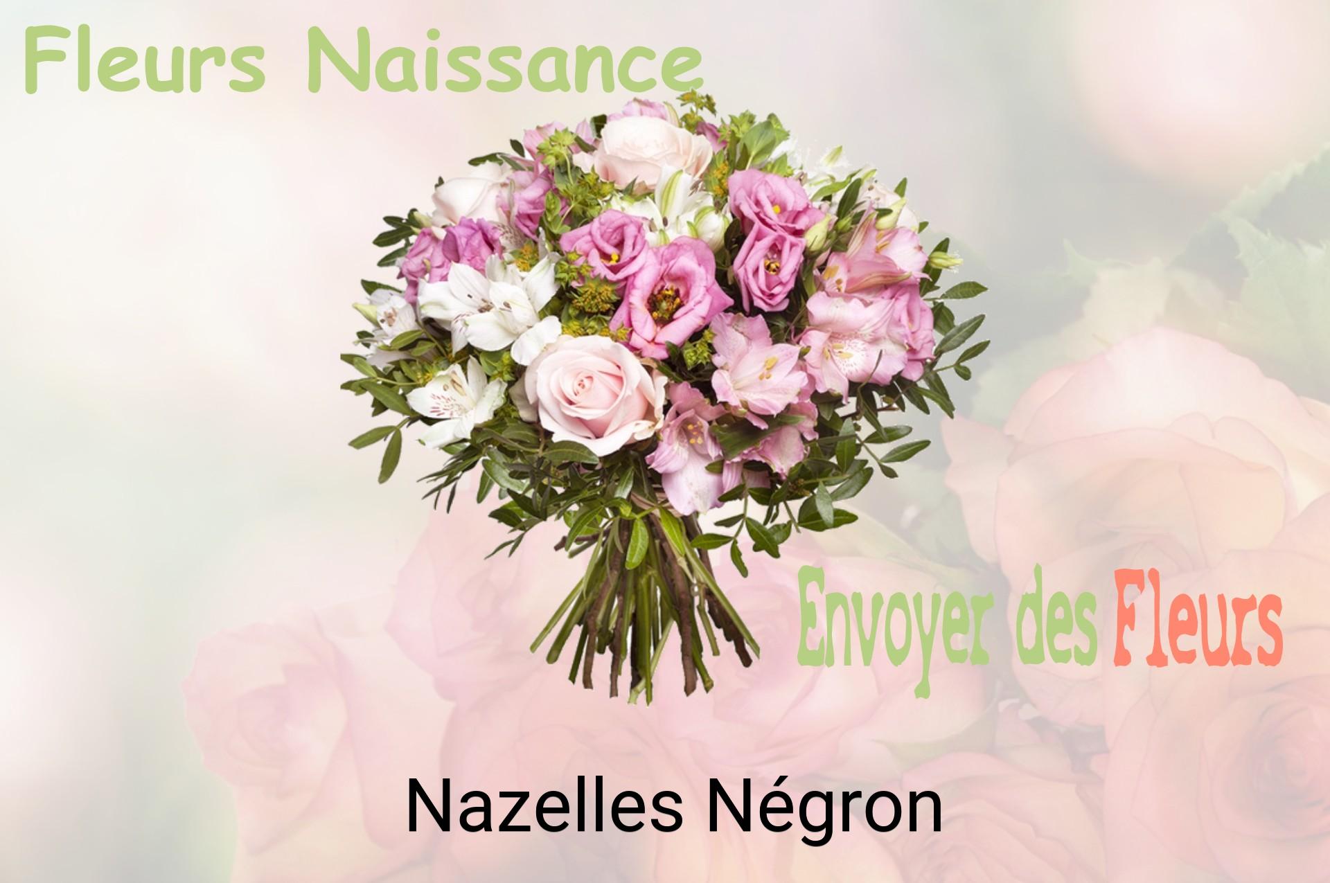 Bouquet de fleurs de naissance livré à Nazelles-Négron