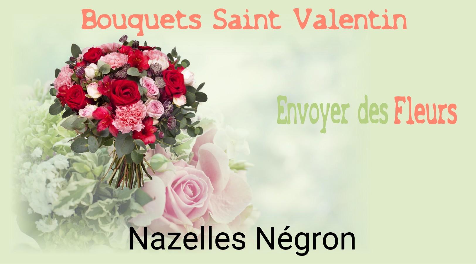Roses de Saint-Valentin livrées à Nazelles-Négron